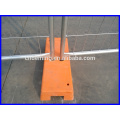 plastic water filled temporary fence feet, injection molding plastic feet,, blow molding plastic feet